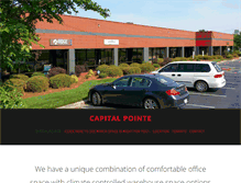 Tablet Screenshot of capital-pointe.com
